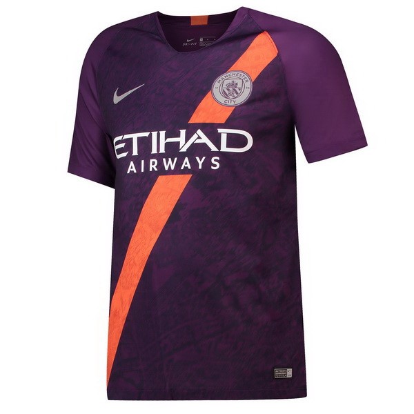 Thailande Maillot Football Manchester City Third 2018-19 Purpura